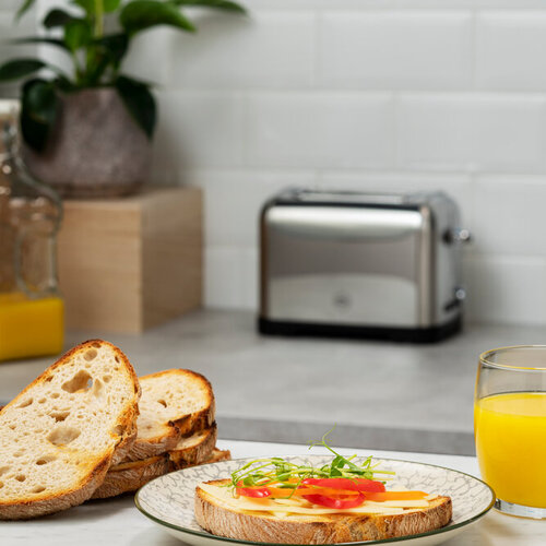 Metropolitan Brødrister 2 Brødskiver Rustfrit Stål 