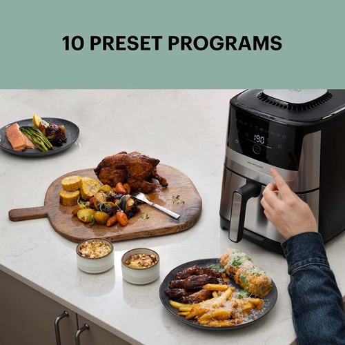 Easy Fry Silence-air fryer 5 l rustfrit stål 