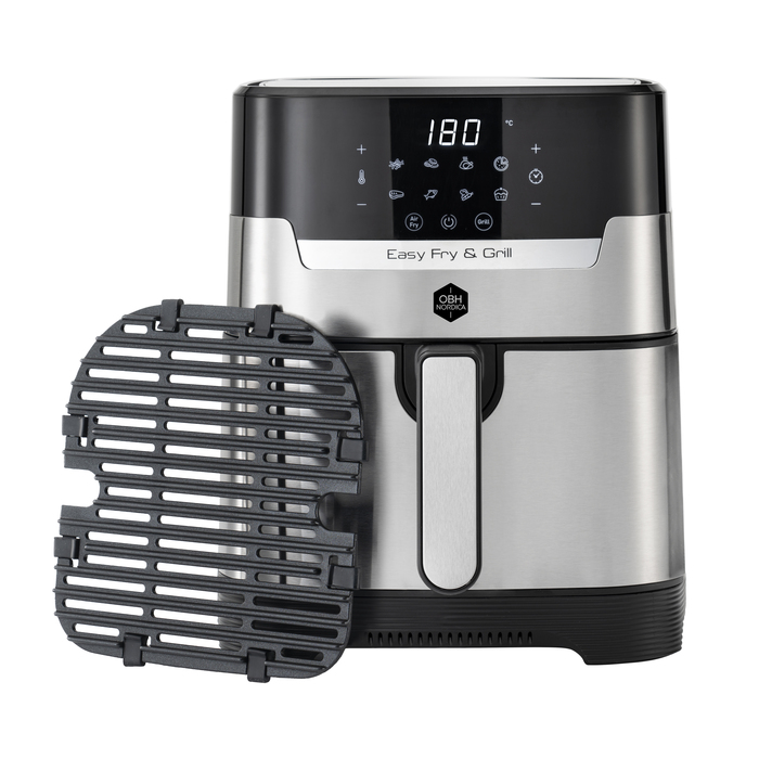 Genveje sammensatte Arv Easy Fry & Grill Precision+ 2in1 Silver | OBH Nordica