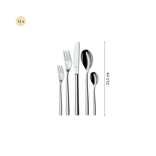 Palermo bestiksæt 60 dele, i rustfrit stål 18/10 Cromargan® 