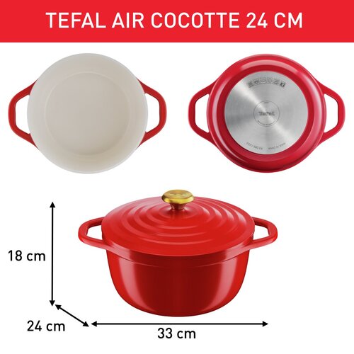 Air Stewpot 24 cm Red