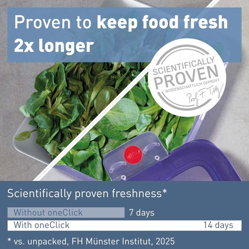 OneClick Fresh Madkasse 0,75L Lilla