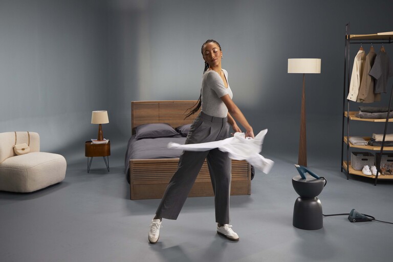 Stryg skjorten, mens den er let fugtig