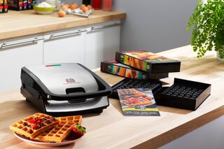 Vafler til kaffen? Tefal Snack Collection har hele 14 forskellige pladesæt.