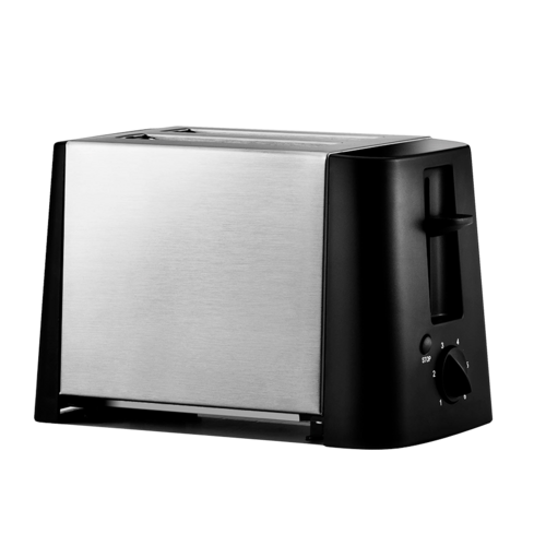 Design inox Brødrister 2 Brødskiver Rustfrit Stål 
