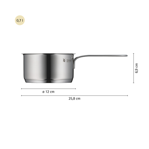 Mini kasserolle 12 cm /0,7 L rustfrit stål 18/10 Cromargan® 