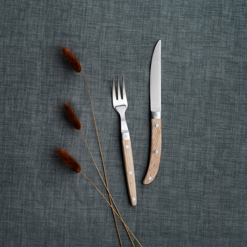 Ranch grillbestiksæt 12 stk, i egetræ, rustfrit stål Cromargan® 