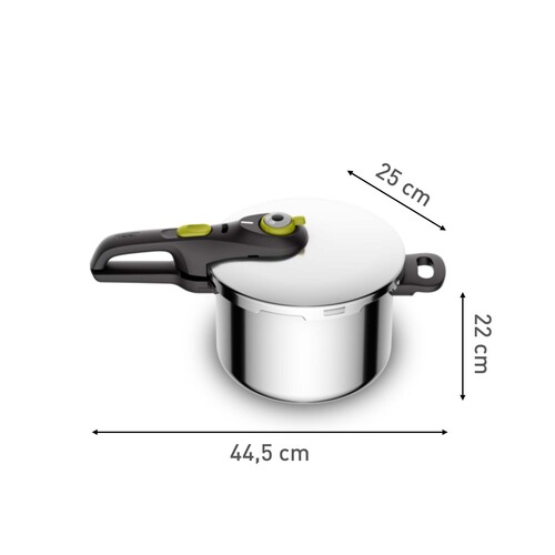 Secure 5 NEO II Trykkoger 6 l med dampkurv 