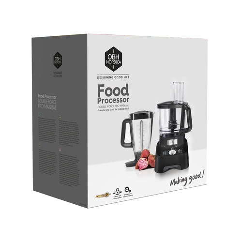 Double Force Pro Manuel Foodprocessor Blender 