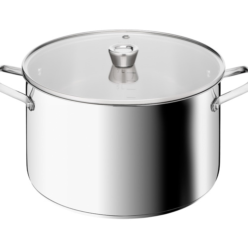 XL Gryde 30 cm/11,4L. med låg, Rustfrit Stål Ubelagt, Emotion Plus SS