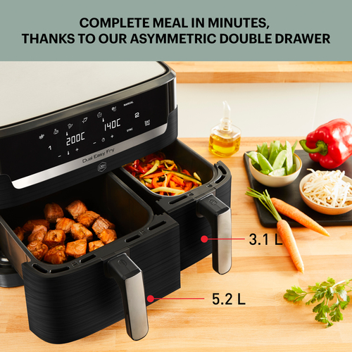 Dual Easy Fry – Air fryer – 8,3 l