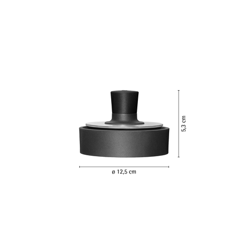 BBQ hamburgerpresse 12,5 cm, med form, rustfrit stål Cromargan® 
