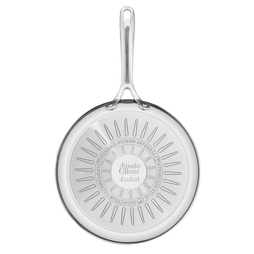 Jamie Oliver Cook' Smart Stainless Steel Frypan 28 cm, uncoated