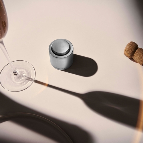 Clever & More  champagneforsegler i rustfrit stål Cromargan® 