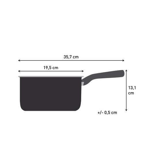 Excellence kasserolle 18 cm med eller uden låg
