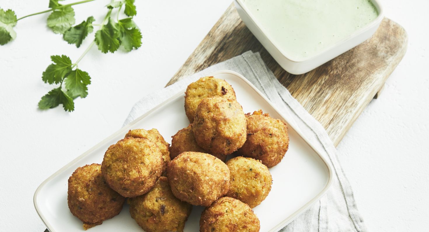 Glutenfri falafel af røde linser