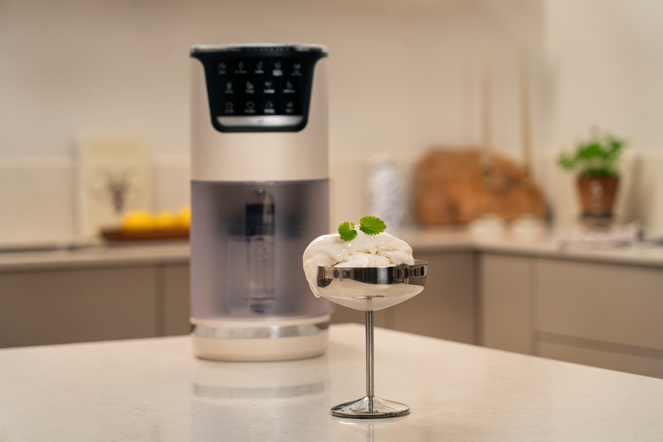 Stilfuld beige farve med berøringsskærm for nemt programvalg