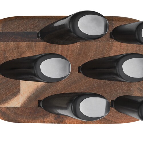 Jamie Oliver Knife set 6pcs Chef 15cm + Paring 9cm + Utility 12cm + Santoku 16,5cm + Bread 20cm + Slicing 20cm