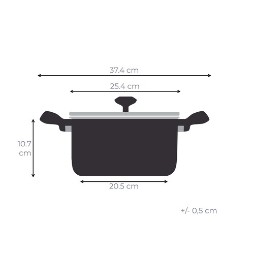 So light Gryde 24 cm med låg 