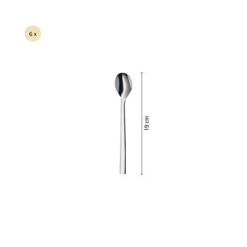 Nuova  latte Macchiato skeer, 6 stk (19 cm) rustfrit stål 