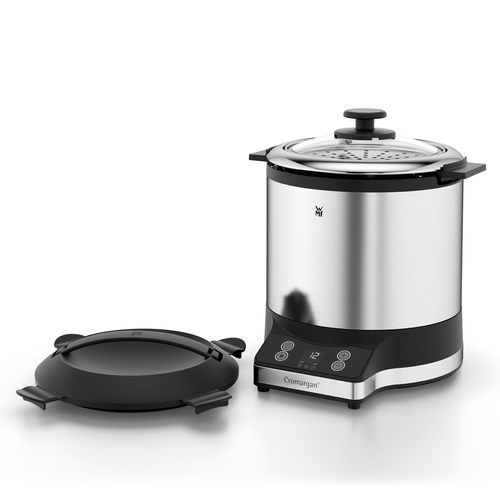 KitchenMinis riskoger med non-stick, varmeholdning og timer 