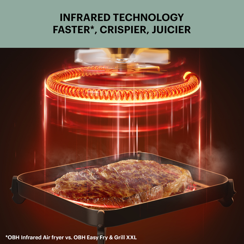 Easy Fry Infrared 7L Sort – Air fryer