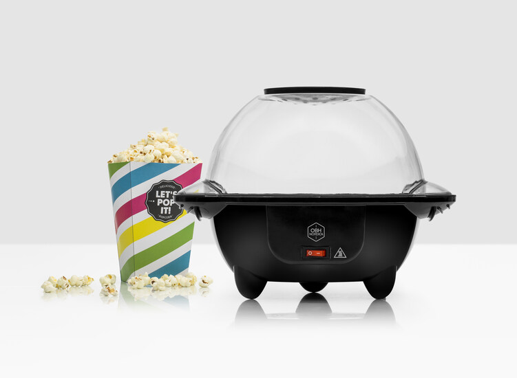 Big Popper Popcornmaskine Sort Non-Stick-Belægning 