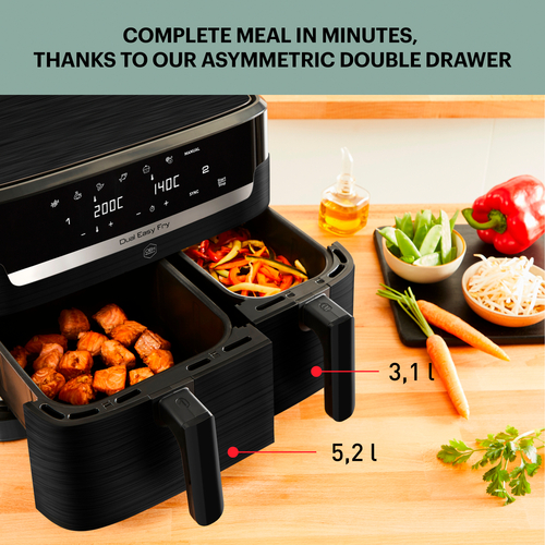 Dual Easy Fry – Air fryer – 8,3 l