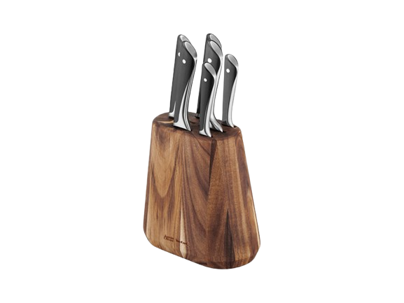 Jamie Oliver Knife set 6pcs Chef 15cm + Paring 9cm + Utility 12cm + Santoku 16,5cm + Bread 20cm + Slicing 20cm
