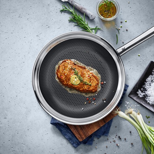 Profi Resist stegepande 24 cm, hybridbelægning non-stick/ stål 