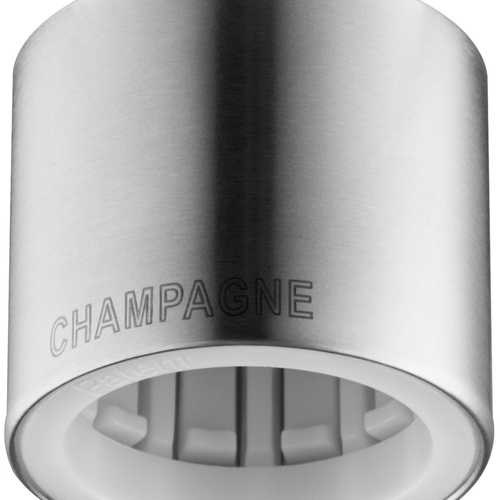 Clever & More  champagneforsegler i rustfrit stål Cromargan® 