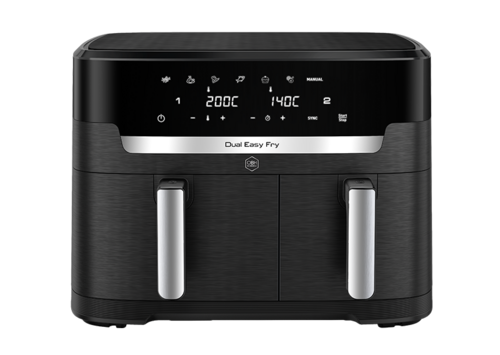 XXL Dual Easy Fry 11 L Sort - Air fryer 