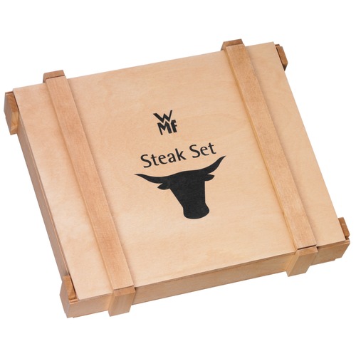 Ranch grillbestiksæt 12 stk, i egetræ, rustfrit stål Cromargan® 