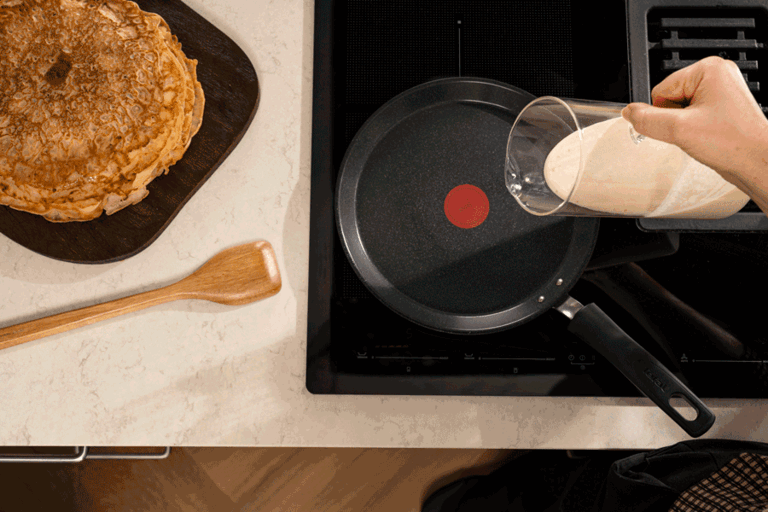 Lad Thermo-Spot guide dig til velsmagende pandekager!