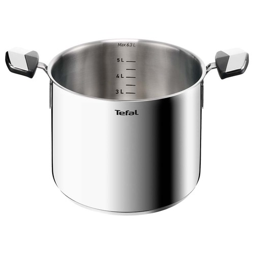 Pastagryde 22 cm/6,6 l. med låg, Rustfrit Stål Ubelagt, Emotion Plus SS 
