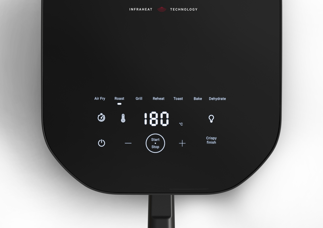 Touch-display med 7 forudindstillede programmer