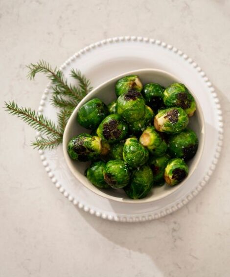 Ristede rosenkål i air fryer