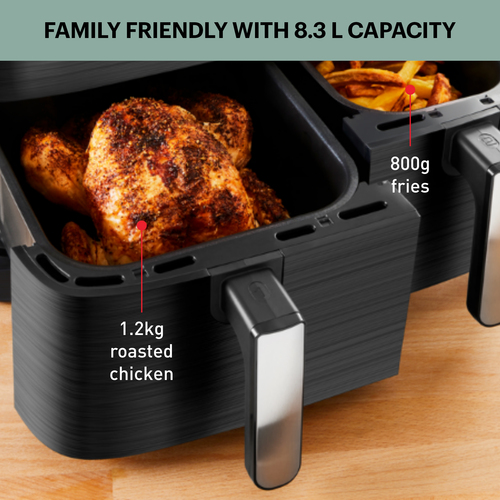 Dual Easy Fry – Air fryer – 8,3 l