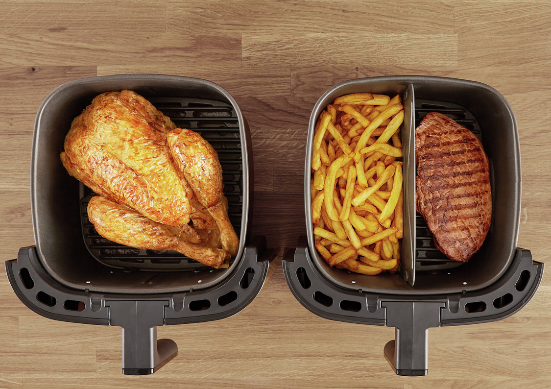 Air fryer med 6 liters kapacitet