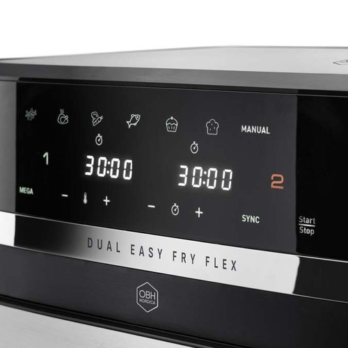 Flex Dual Easy Fry 9 l Sort – Air fryer