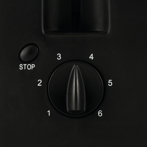 Design inox Brødrister 4 Brødskiver Rustfrit Stål 