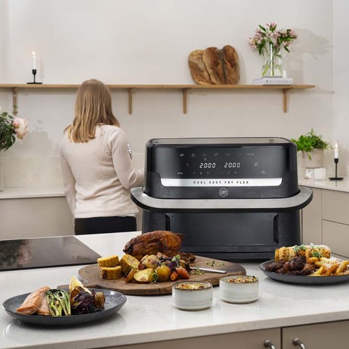 Flex Dual Easy Fry 9 l Sort – Air fryer