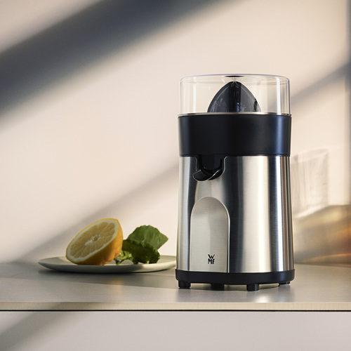 Stelio citruspresser med 2 tilbehør, 85 W, rustfrit stål 