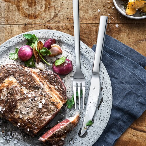 Nuova pizza-/grillbestiksæt 12 st,  rustfrit stål Cromargan® 
