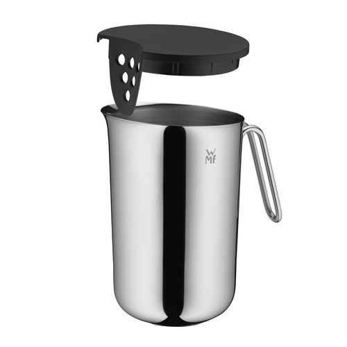 Blandeskål med låg, 12,5 cm/ 1,5 L i rustfrit stål 