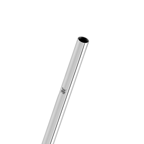 Baric sugerør, bøjede med børste, 24 cm, 6-pak i rustfrit stål 