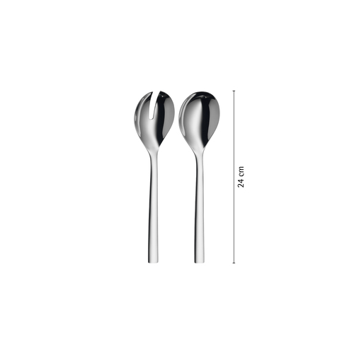 Nuova  salatbestik 25 cm , 2 dele, rustfrit stål Cromargan® 