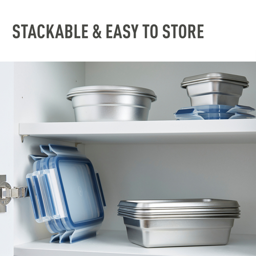 MasterSeal STAINLESS STEEL Rektangulær 0,5 liter Madbeholder Rustfrit stål 