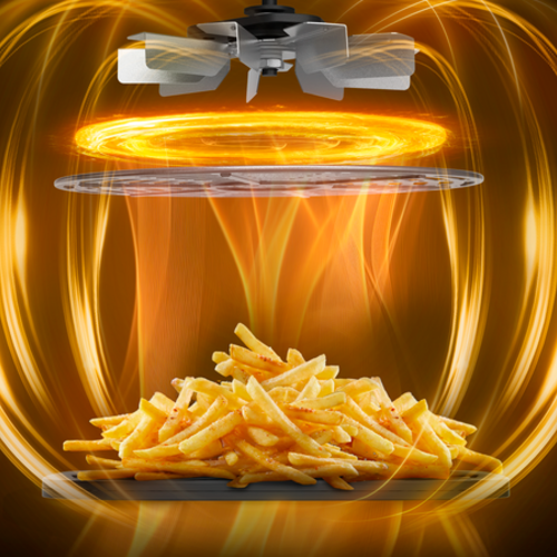 XXL Dual Easy Fry 11 L Sort - Air fryer 
