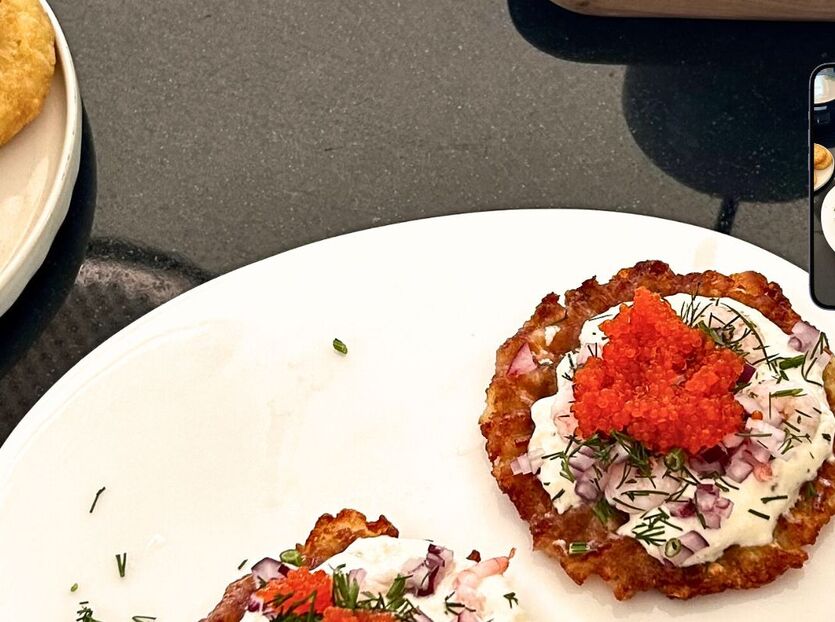 Vaflet kartoffelbolle